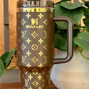 Stanley Gold and Brown Designer Travel Mug